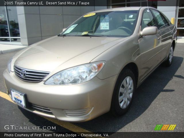 2005 Toyota Camry LE in Desert Sand Mica