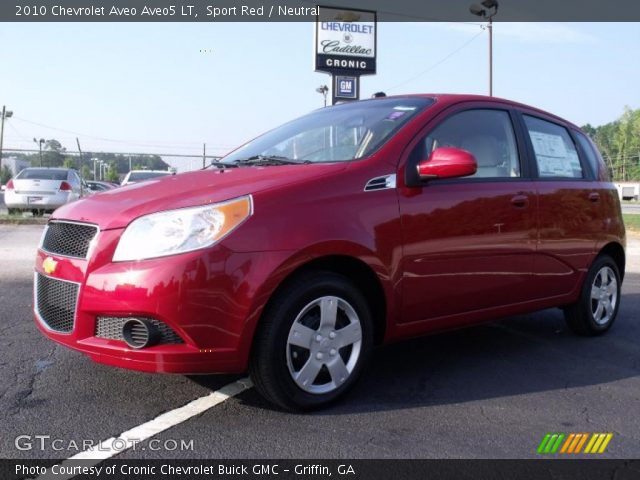 2010 Chevrolet Aveo Aveo5 LT in Sport Red