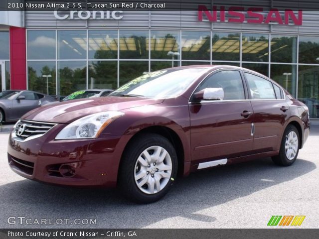 2010 Nissan Altima 2.5 S in Tuscan Sun Red