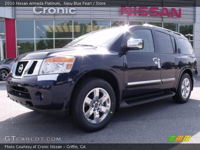 2010 Nissan Armada Platinum in Navy Blue Pearl