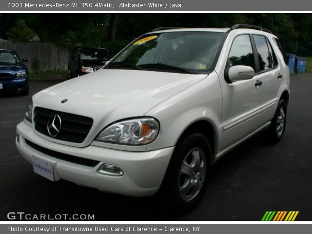2003 Mercedes-Benz ML 350 4Matic in Alabaster White