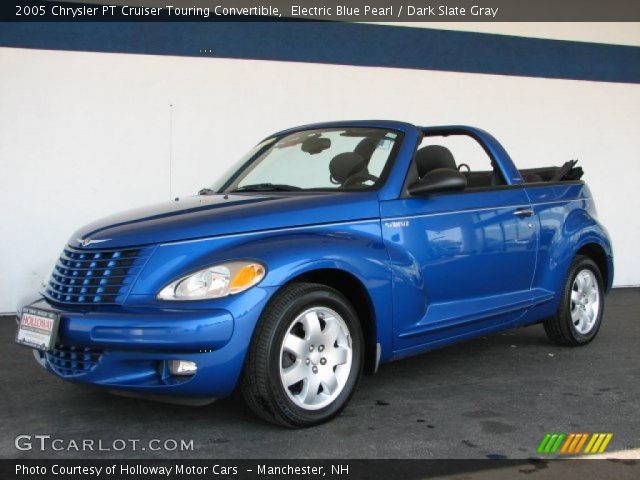 2005 Chrysler PT Cruiser Touring Convertible in Electric Blue Pearl