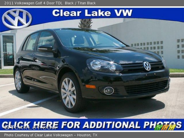 2011 Volkswagen Golf 4 Door TDI in Black
