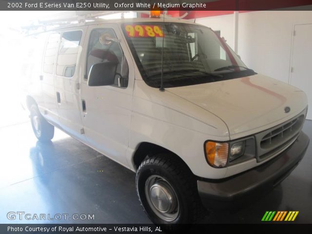 2002 Ford E Series Van E250 Utility in Oxford White