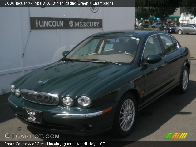 2006 Jaguar X-Type 3.0 in British Racing Green