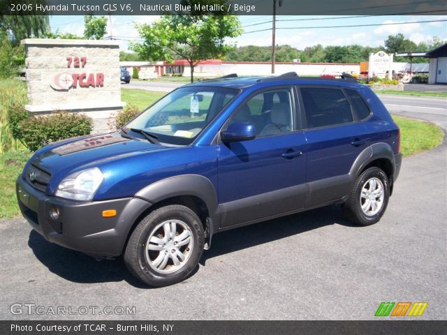 2006 Hyundai Tucson GLS V6 in Nautical Blue Metallic