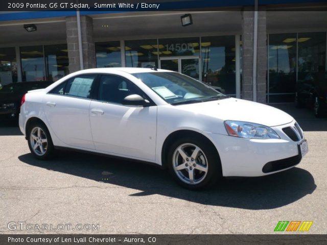 2009 Pontiac G6 GT Sedan in Summit White