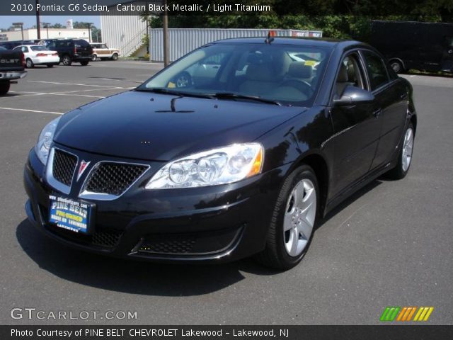 2010 Pontiac G6 Sedan in Carbon Black Metallic