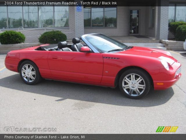 2004 Ford Thunderbird Premium Roadster in Torch Red