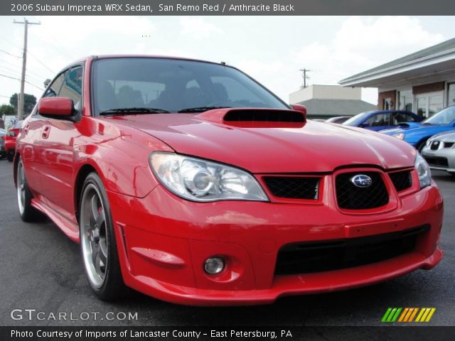 2006 Subaru Impreza WRX Sedan in San Remo Red