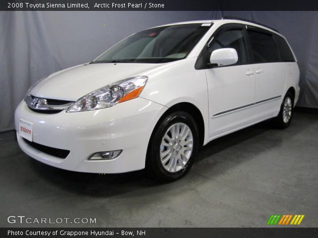 2008 Toyota Sienna Limited in Arctic Frost Pearl