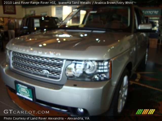 2010 Land Rover Range Rover HSE in Ipanema Sand Metallic