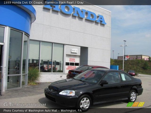 1999 Honda Civic EX Coupe in Flamenco Black Pearl