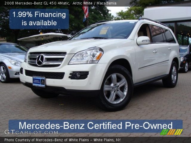 2008 Mercedes-Benz GL 450 4Matic in Arctic White