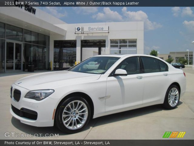 2011 BMW 7 Series 740i Sedan in Alpine White