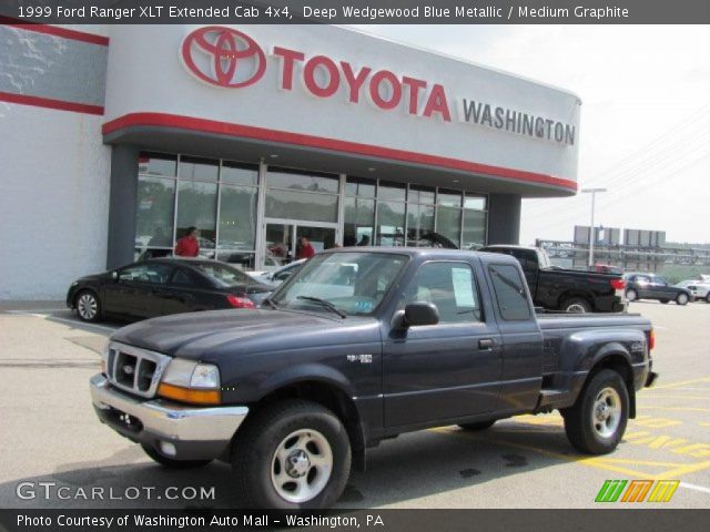 1999 Ford Ranger XLT Extended Cab 4x4 in Deep Wedgewood Blue Metallic