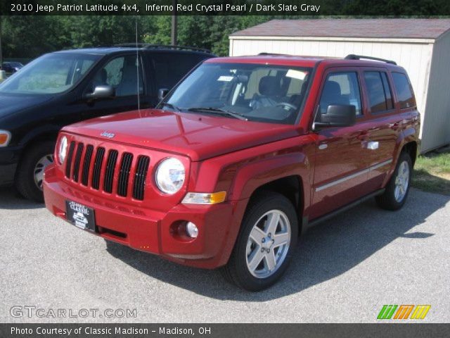 2010 Jeep Patriot Latitude 4x4 in Inferno Red Crystal Pearl