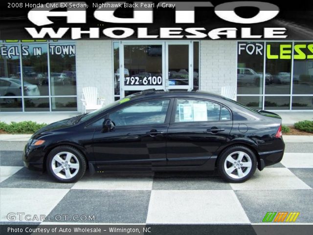 2008 Honda Civic EX Sedan in Nighthawk Black Pearl