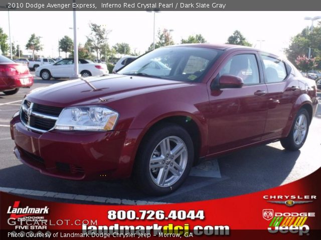 2010 Dodge Avenger Express in Inferno Red Crystal Pearl