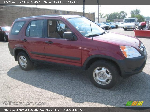 2002 Honda CR-V LX 4WD in Chianti Red Pearl