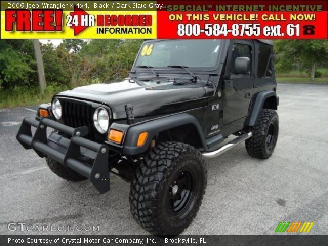 2006 Jeep Wrangler X 4x4 in Black