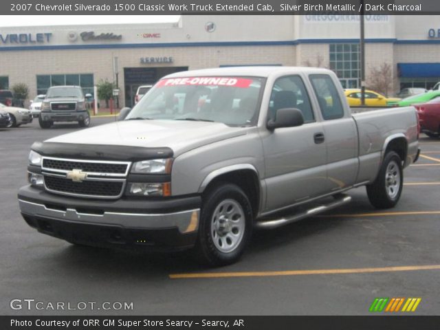 2007 Chevrolet Silverado 1500 Classic Work Truck Extended Cab in Silver Birch Metallic