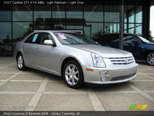 2007 Cadillac STS 4 V6 AWD in Light Platinum