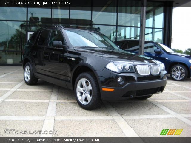 2007 BMW X3 3.0si in Jet Black