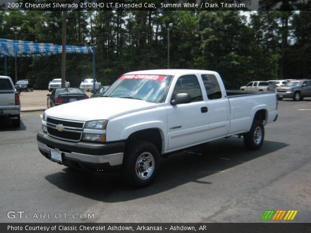 2007 Chevrolet Silverado 2500HD LT Extended Cab in Summit White