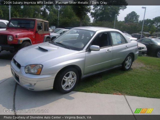2004 Subaru Impreza WRX Sedan in Platinum Silver Metallic