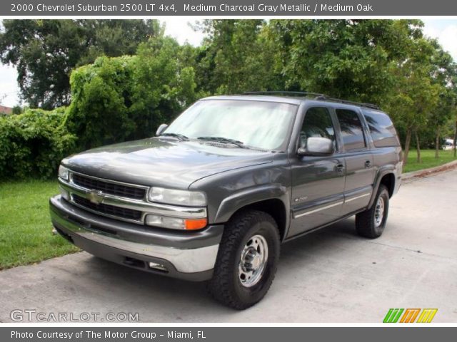 2000 Chevrolet Suburban 2500 LT 4x4 in Medium Charcoal Gray Metallic
