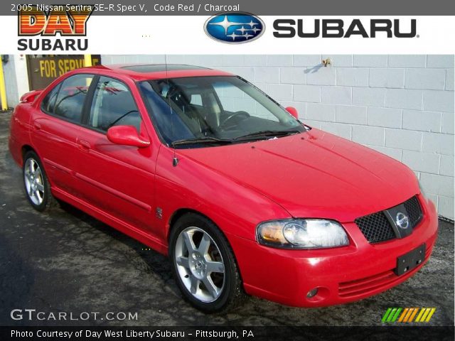 2005 Nissan Sentra SE-R Spec V in Code Red
