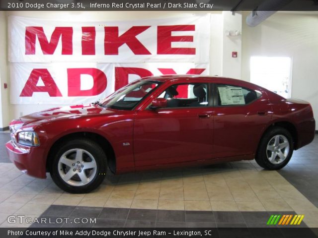 2010 Dodge Charger 3.5L in Inferno Red Crystal Pearl