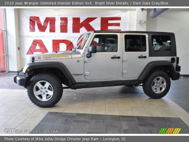 2010 Jeep Wrangler Unlimited Islander Edition 4x4 in Bright Silver Metallic