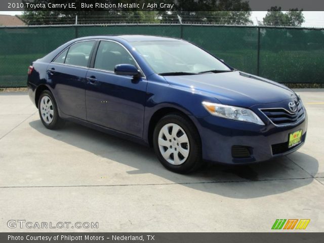 2010 Toyota Camry LE in Blue Ribbon Metallic