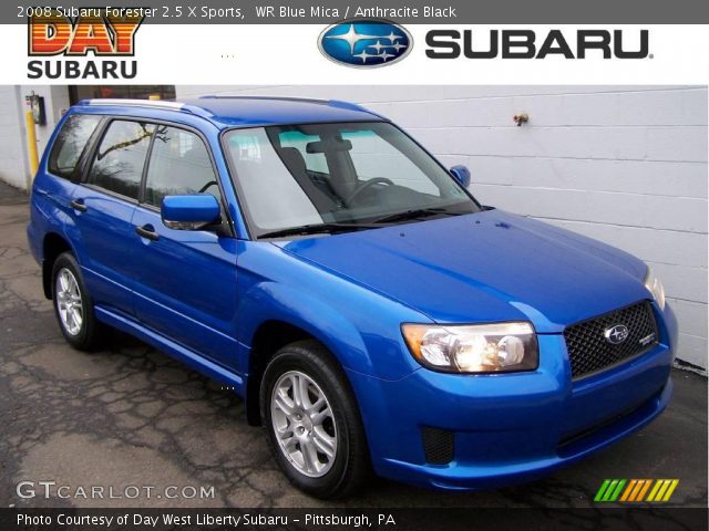 2008 Subaru Forester 2.5 X Sports in WR Blue Mica