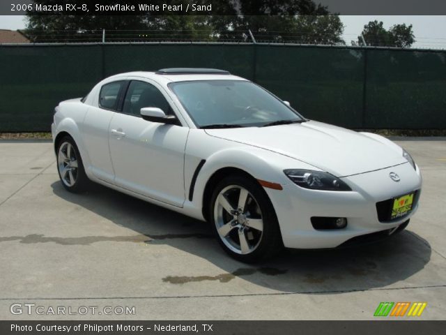 2006 Mazda RX-8  in Snowflake White Pearl