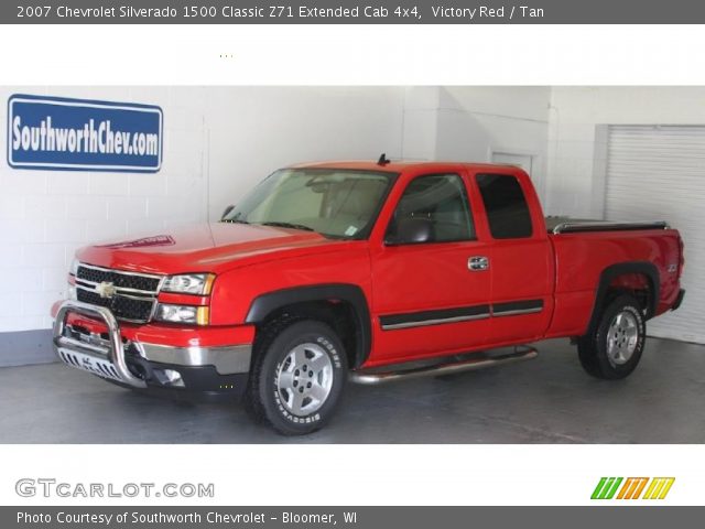 2007 Chevrolet Silverado 1500 Classic Z71 Extended Cab 4x4 in Victory Red
