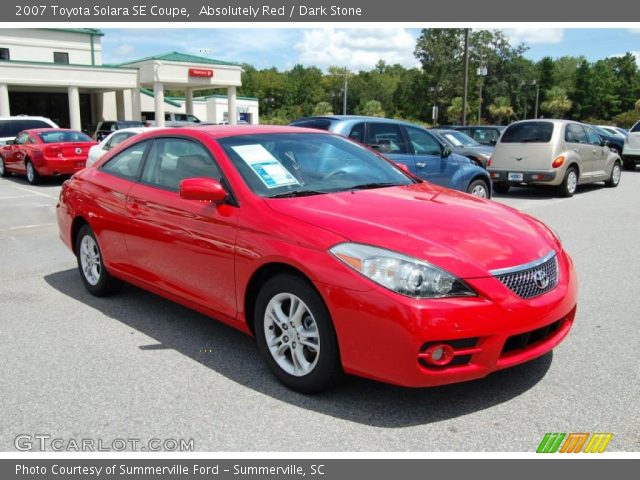 2007 Toyota Solara SE Coupe in Absolutely Red