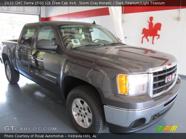 2010 GMC Sierra 1500 SLE Crew Cab 4x4 in Storm Gray Metallic