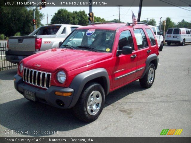2003 Jeep Liberty Sport 4x4 in Flame Red