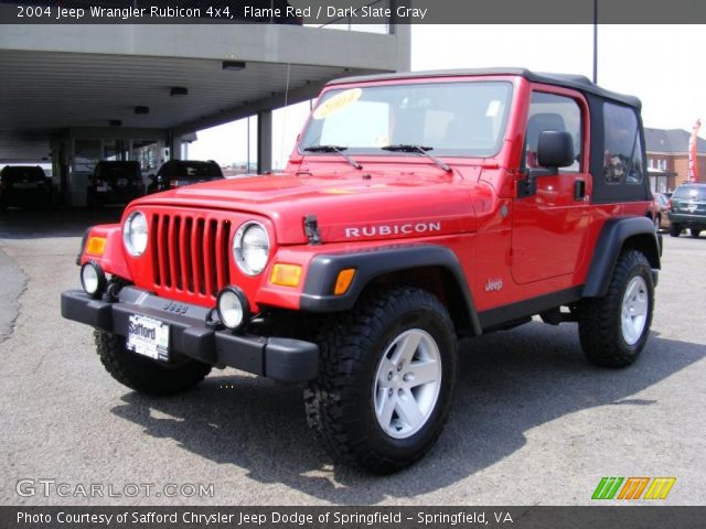 2004 Jeep Wrangler Rubicon 4x4 in Flame Red