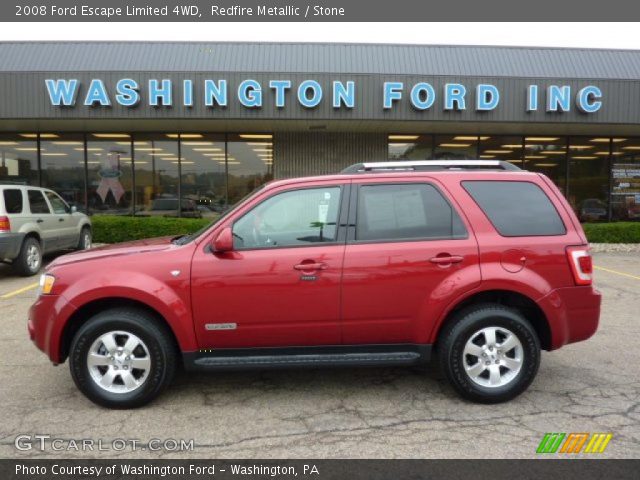 2008 Ford Escape Limited 4WD in Redfire Metallic