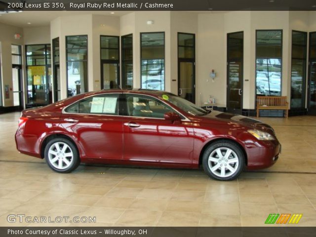 2008 Lexus ES 350 in Royal Ruby Red Metallic