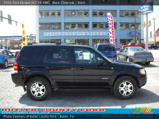 2002 Ford Escape XLT V6 4WD in Black Clearcoat