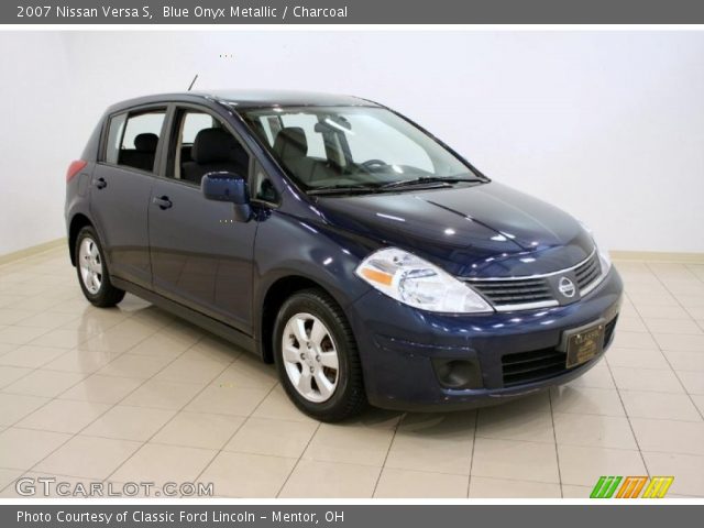 2007 Nissan Versa S in Blue Onyx Metallic