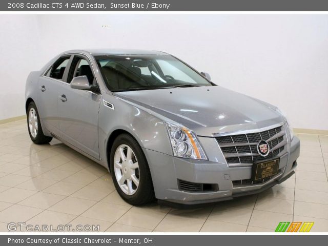 2008 Cadillac CTS 4 AWD Sedan in Sunset Blue