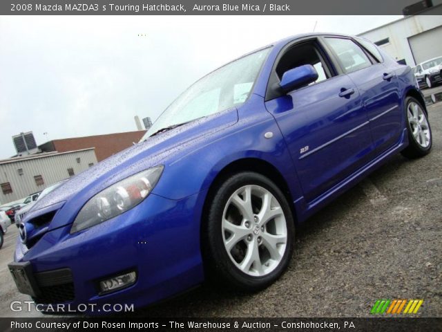 2008 Mazda MAZDA3 s Touring Hatchback in Aurora Blue Mica