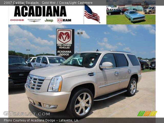 2007 Cadillac Escalade  in Gold Mist