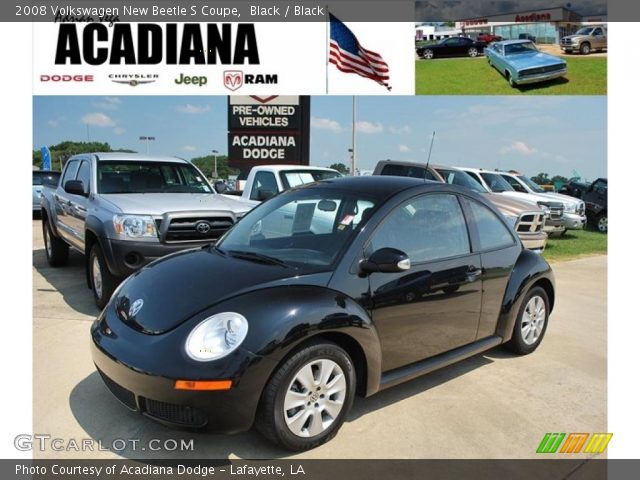 2008 Volkswagen New Beetle S Coupe in Black